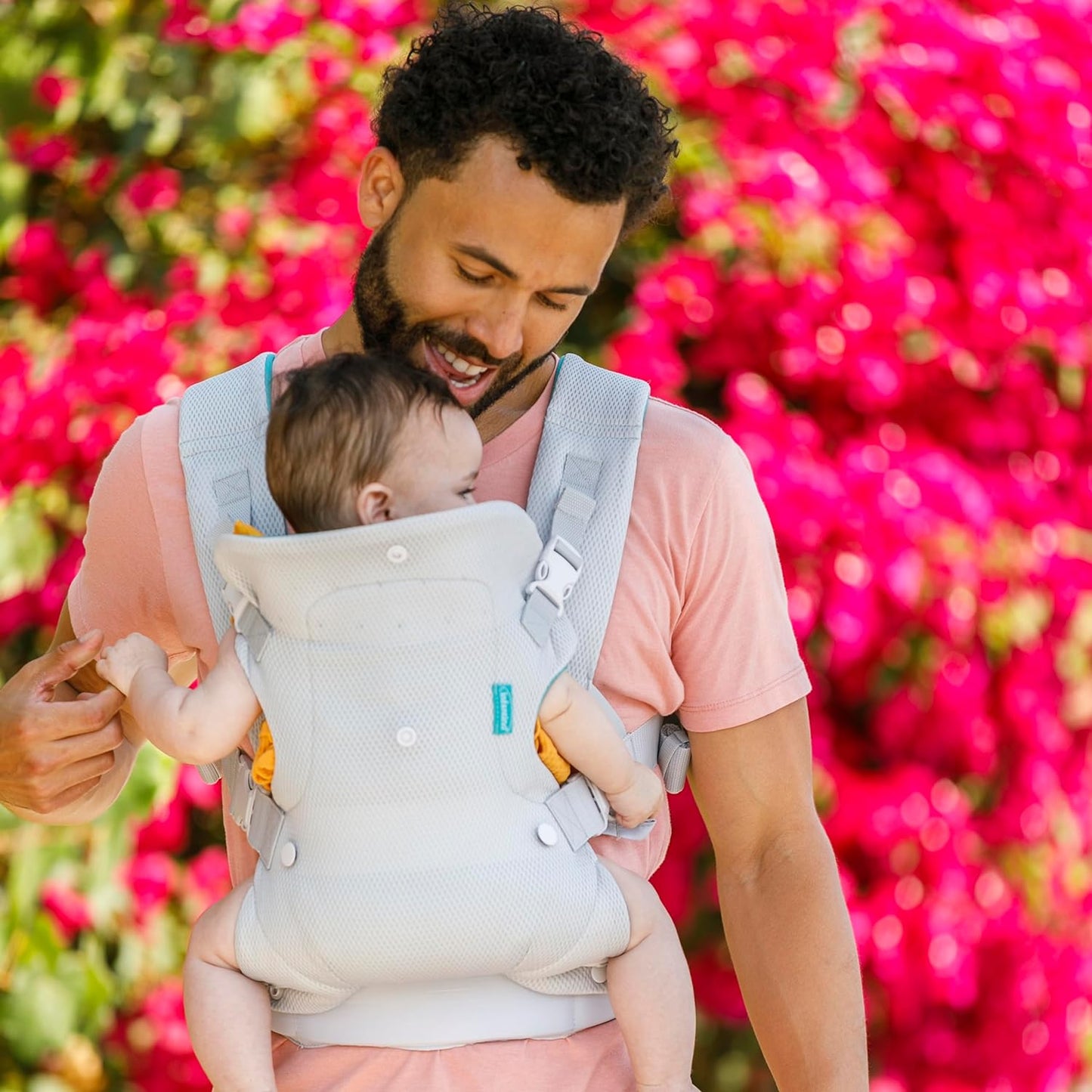 Flip 4-In-1 Light & Airy Convertible Baby Carrier - Breathable, Lumbar Support, Adjustable Waist Belt, Head Support, Ergonomic Seat, Plush Straps for Newborn to Toddler 8-32 Lbs